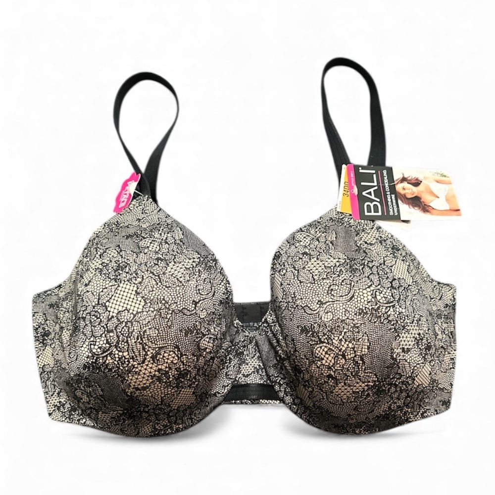 NWT Bali 34DD Full Coverage Underwire Bra, Lift and Support,  Everyday Fit